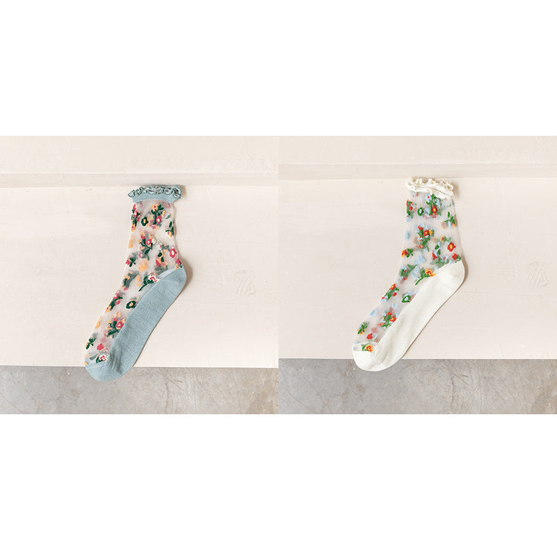 Women's Fashion Personality Crystal Glass Stockings