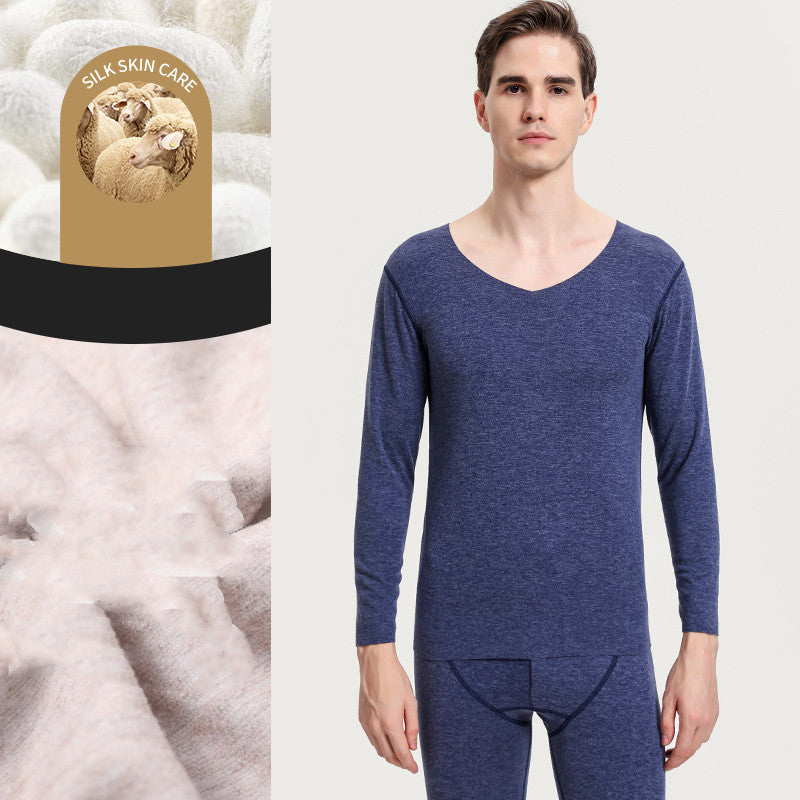 New Wool And Silk Thermal Underwear Set