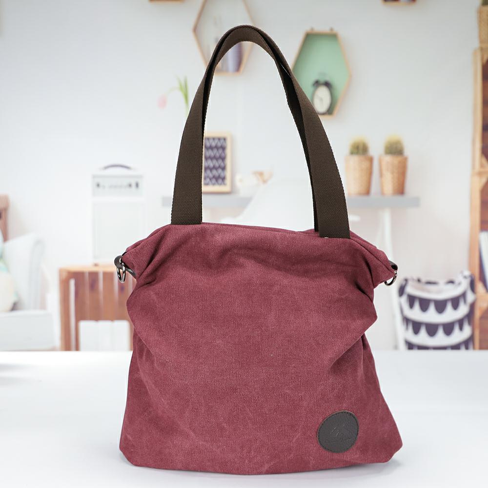 Bolso de lona de arte Simple Casual coreano