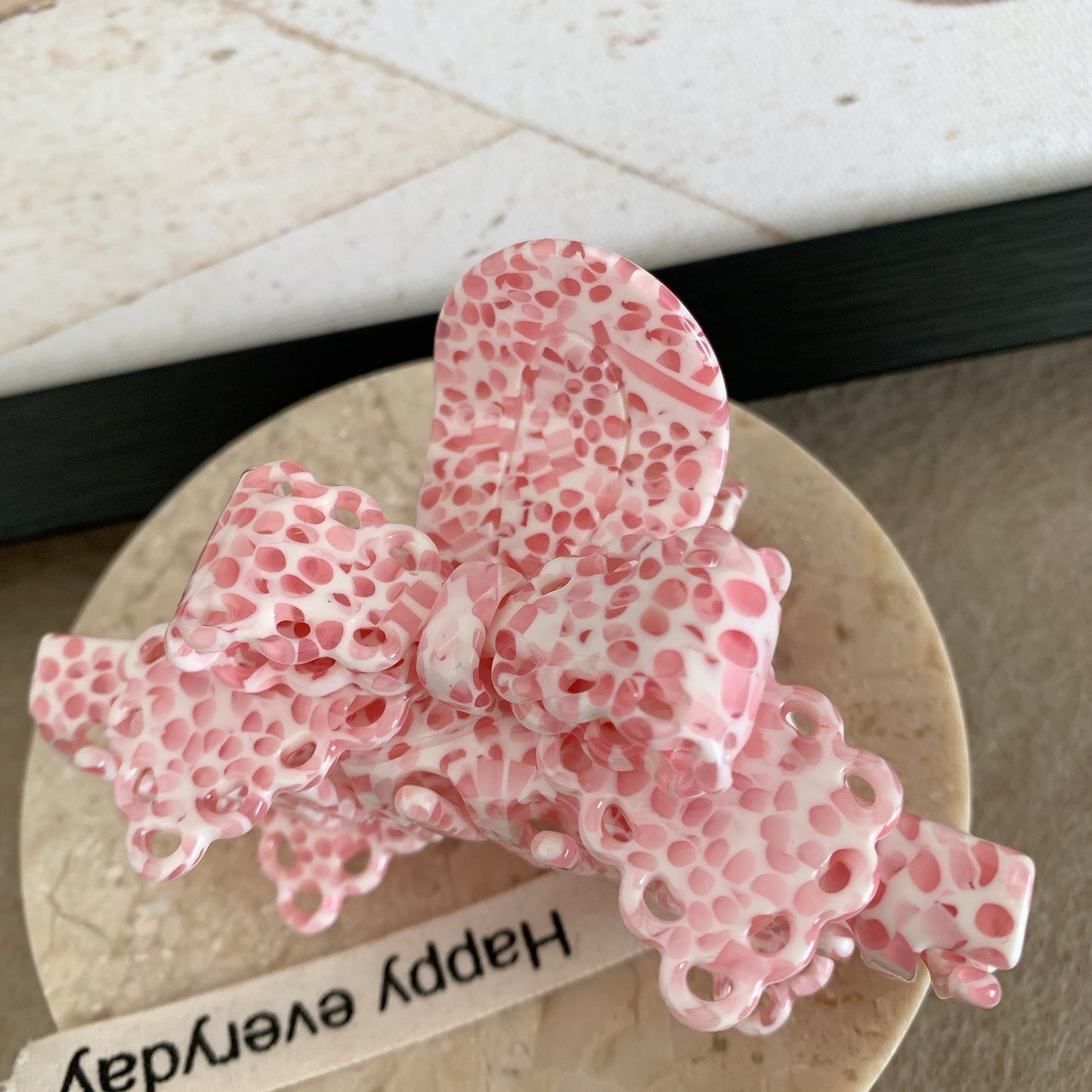 Acetate Lace Bow Barrettes Sweet Temperament Girl