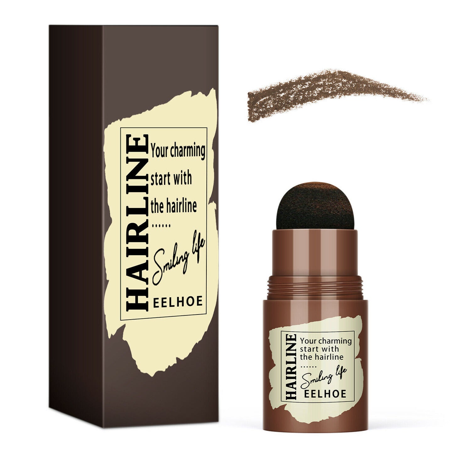 Kit formador de sellos de cejas perfecto, plantillas de cejas impermeables con forma de palo largo, sello de contorno Natural duradero para cejas, Kit de maquillaje