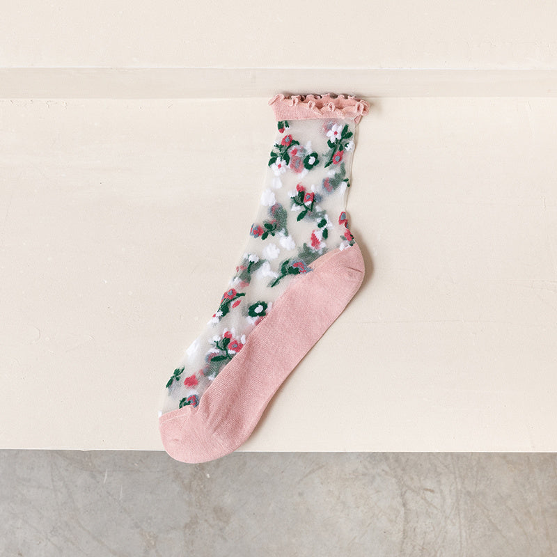 Women's Fashion Personality Crystal Glass Stockings