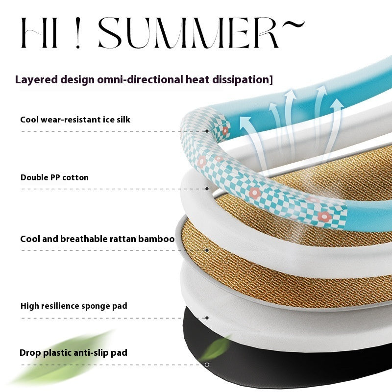 Pet Mat Cooling Pet Pad Oval Runway Nest