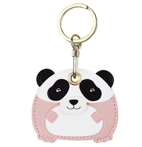 Cute Cartoon Panda PU Keychain