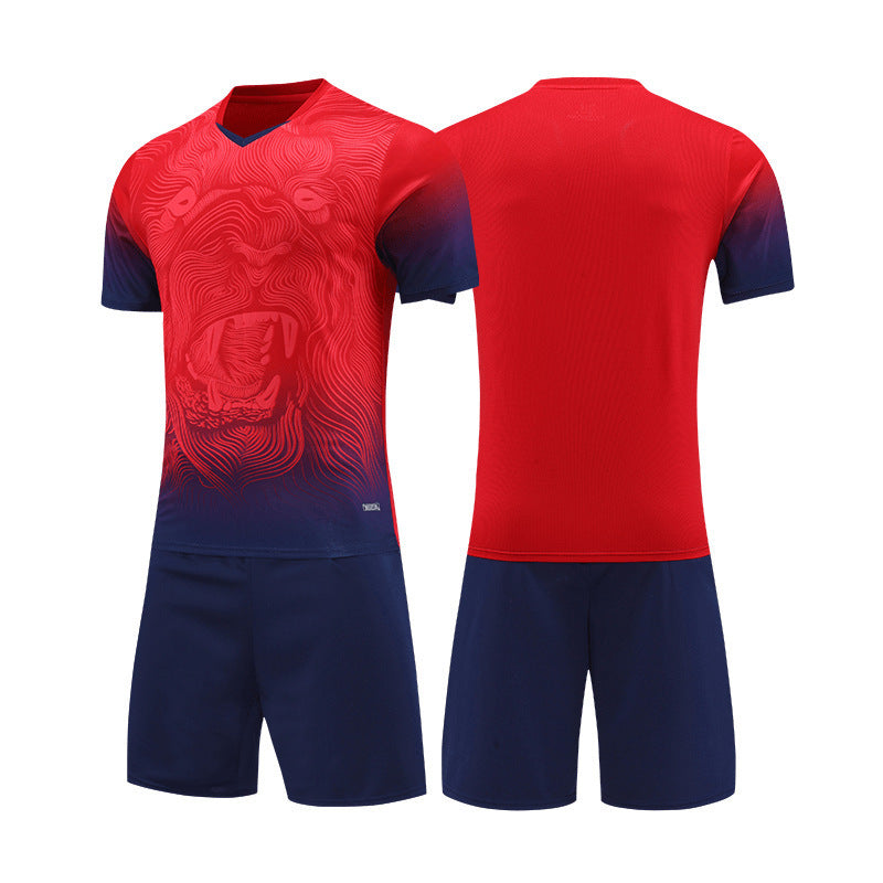 New Summer Children's Adult Soccer Suit Set