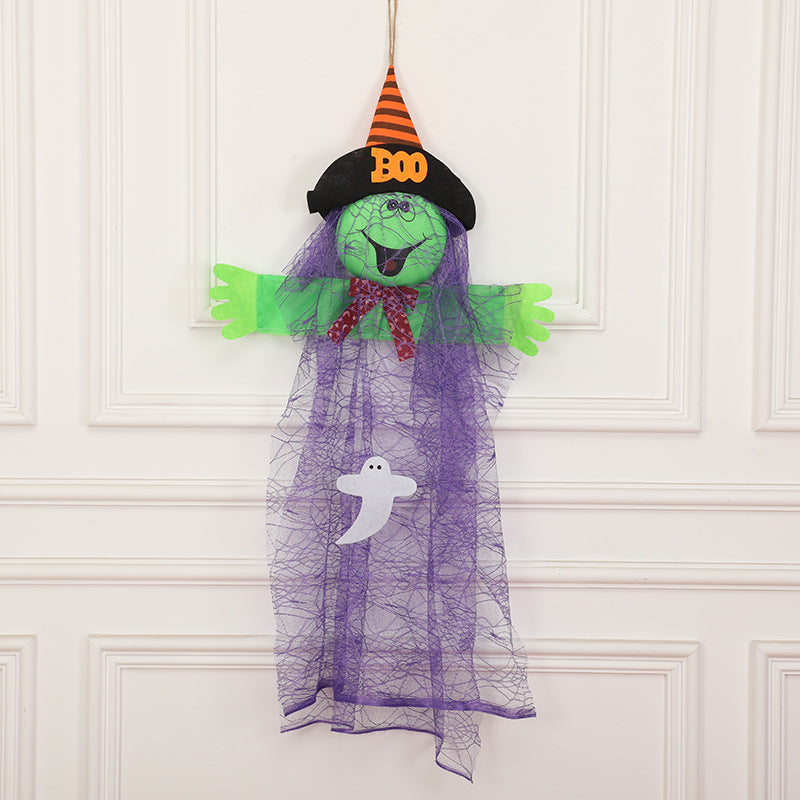 Halloween Decorations Yarn Foam Pumpkin Ghost Pendant