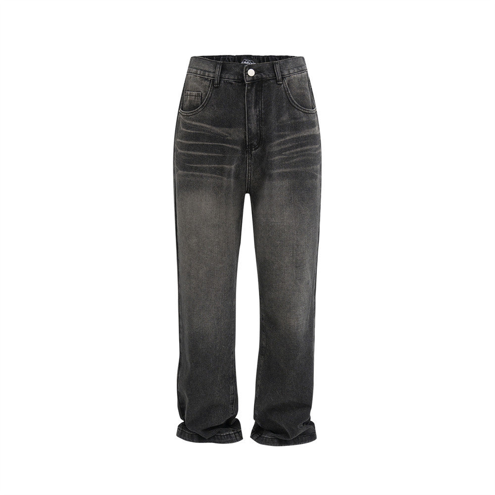 Retro Men's Casual All-matching Straight Pants