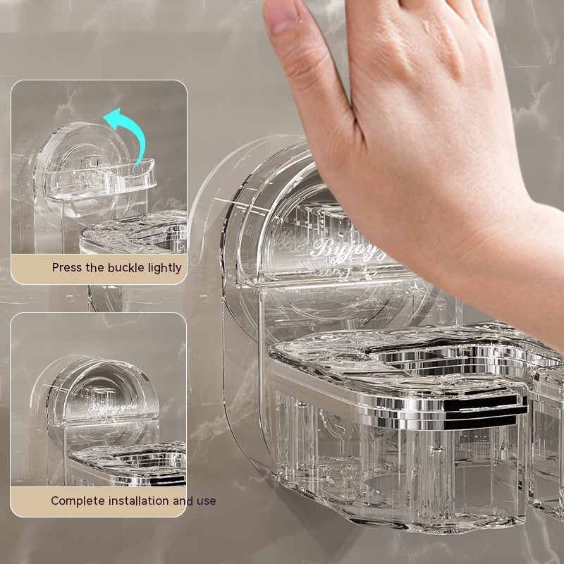 Punch-free Rotating Lazy Storage Rack