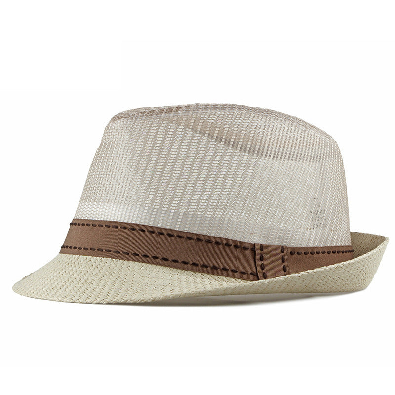 Men's Summer Breathable Mesh Straw Hat
