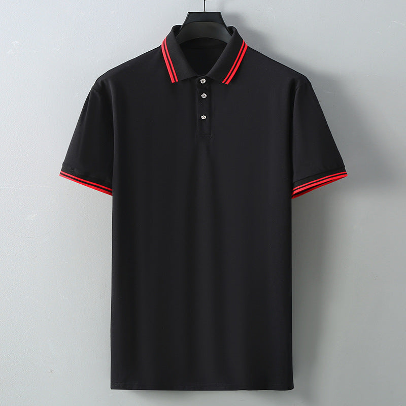 Loose Casual Short-sleeved T-shirt Plus-sized Plus-sized Base Shirt Fat Man