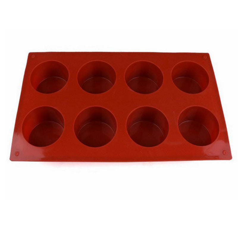 8 Continuous Cylindrical Silicone Soap Mold Handmade Soap Mold Diy Oval Soap Mold Silicone Soap Mold
