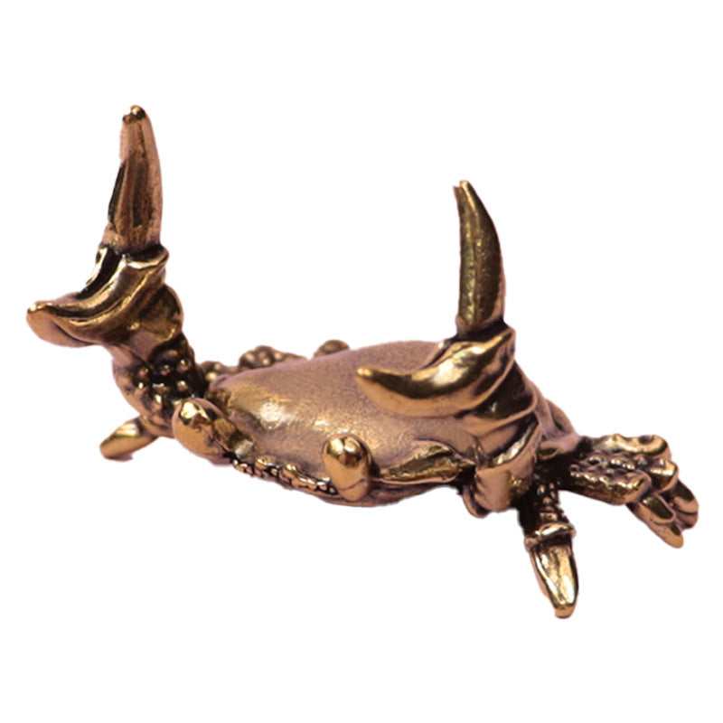 Little Crab Decoration Home Pen Holder Brass Decorations
