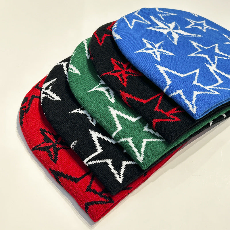 Men's Retro Star Niche Wool Hat