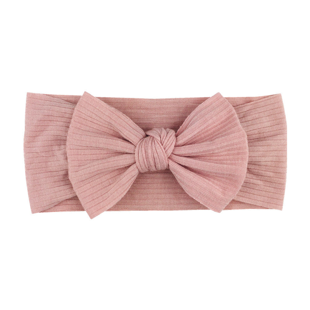 16-color Elastic Thread Single Layer Children Wide-edge Bow Baby Hair Band