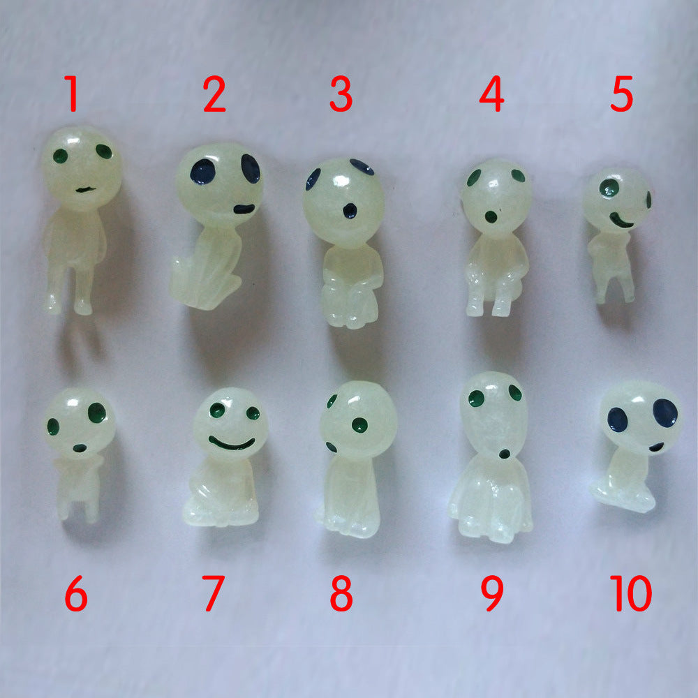 Japanese Luminous Elf Doll Resin Cartoon Cartoon Decoration Ornaments