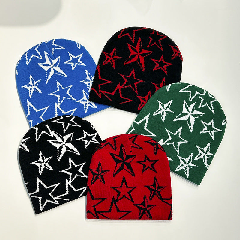Men's Retro Star Niche Wool Hat