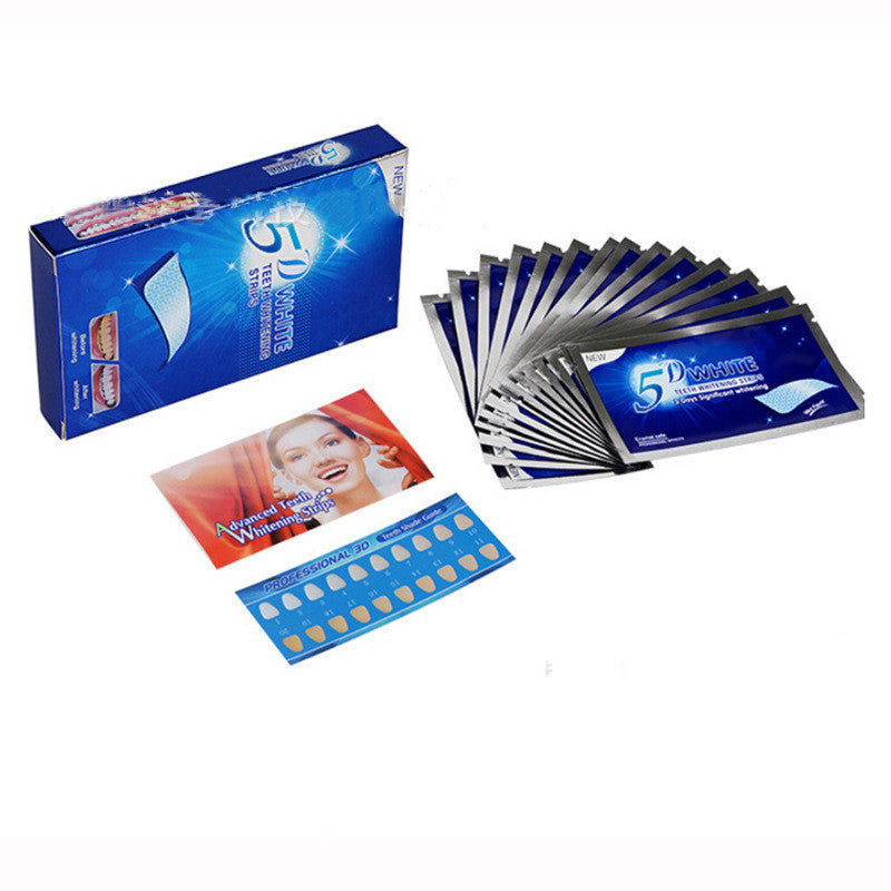 Factory Wholesale Teeth Whitening Patch 14 Bags Of Teeth Brightening 5D Patch OEM Available