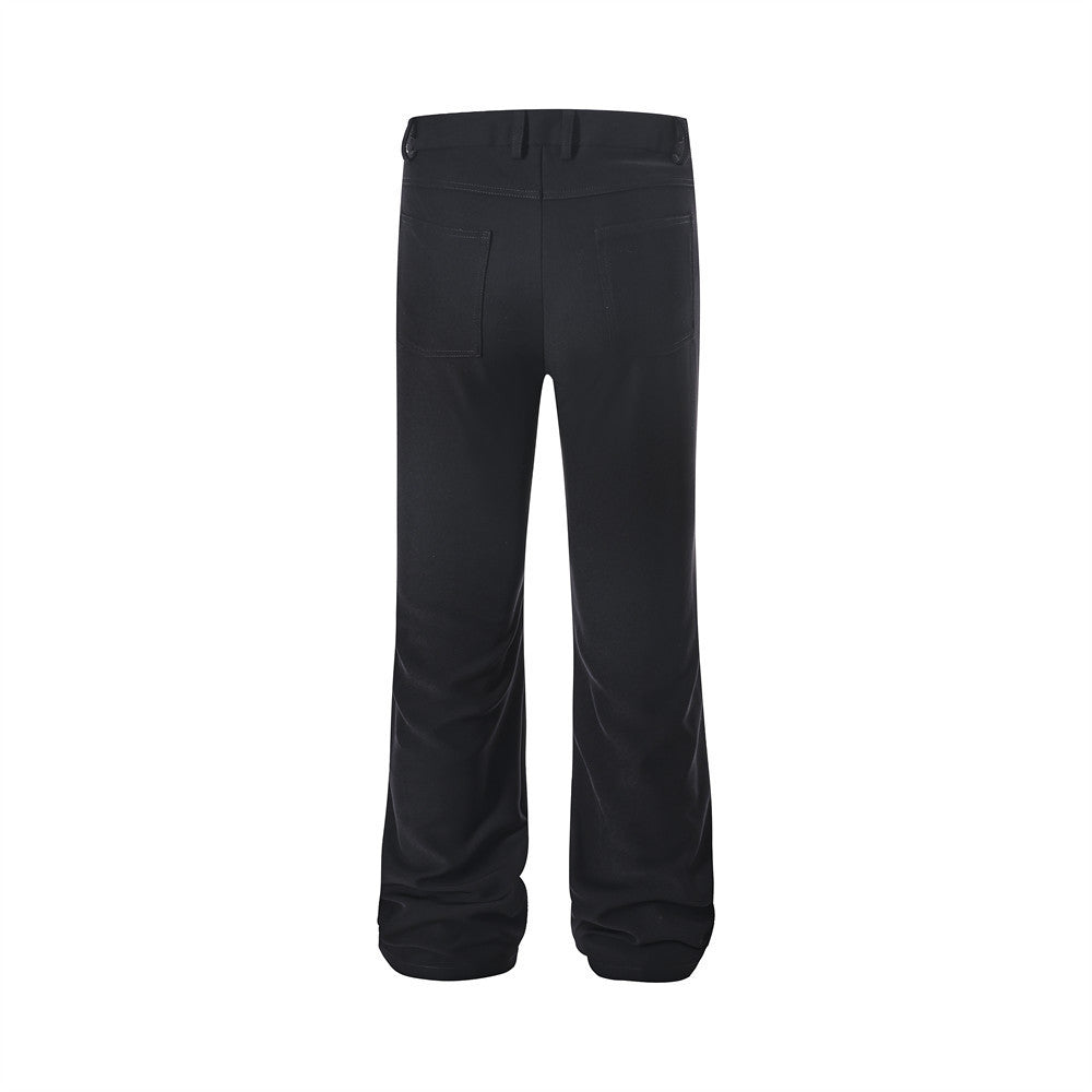 Men's Solid Color Wide Leg Overalls