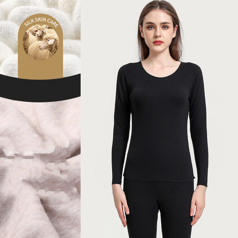 New Wool And Silk Thermal Underwear Set