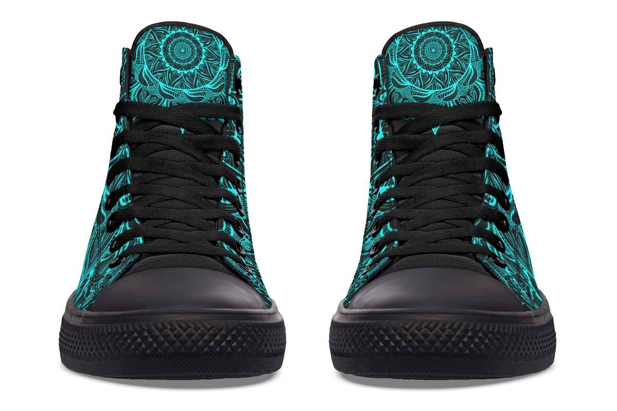 Customized Colorful Fashion High-top Canvas Shoes