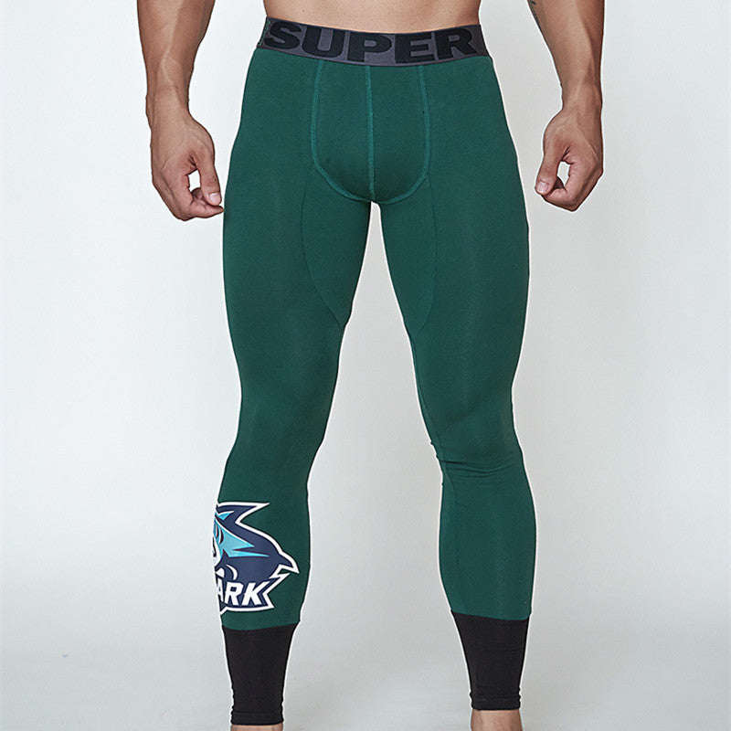 Men's Fashion Slim Fit Printed Thermal Pants