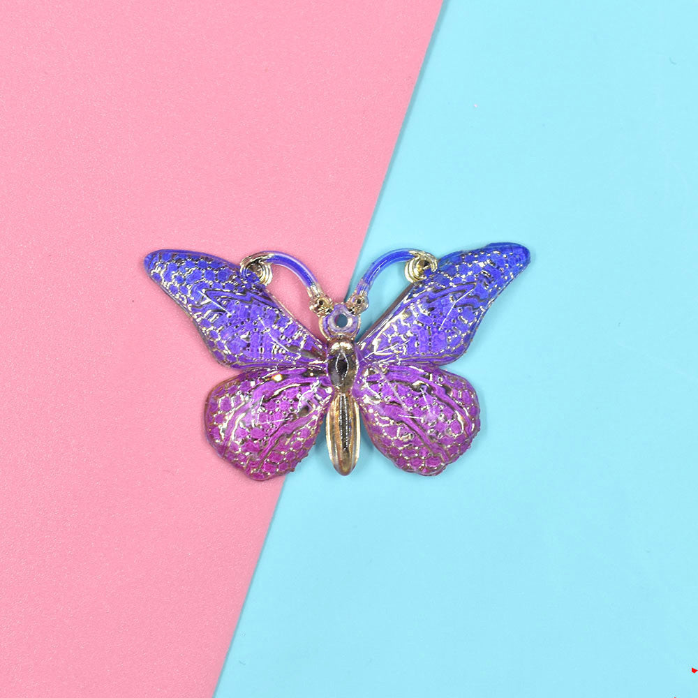 Ins Butterfly Accessories Diy Handmade Jewelry Drop Glue Mobile Phone Case Patch