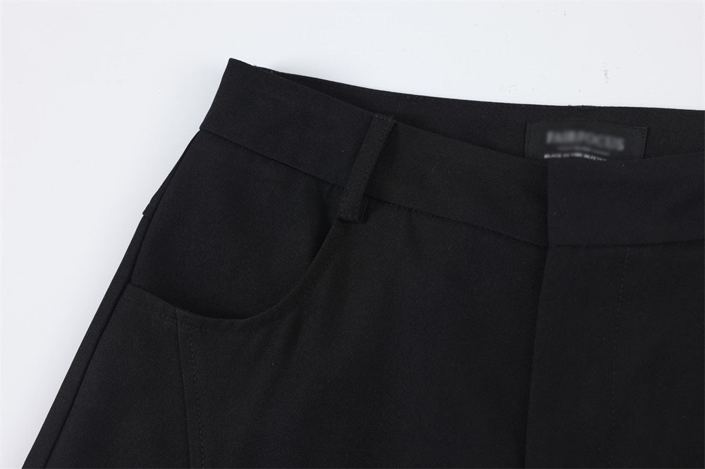 Loose Solid Color Casual Trousers For Men