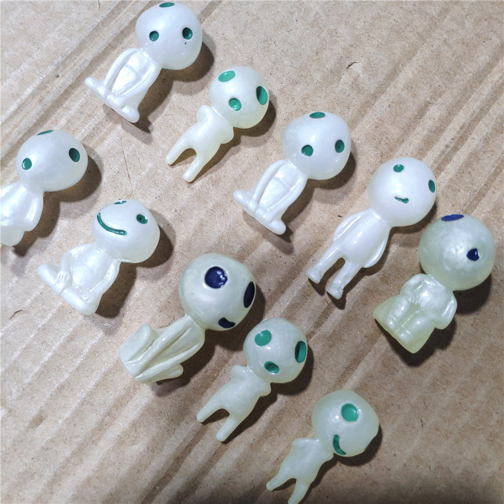 Japanese Luminous Elf Doll Resin Cartoon Cartoon Decoration Ornaments