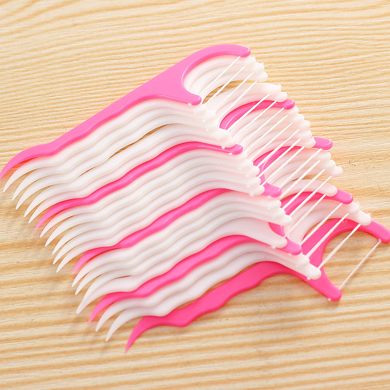 Oral Care Flossing Toothpicks 100pcs