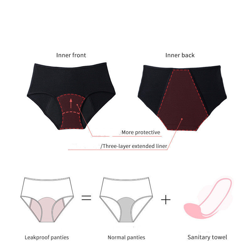 Aunt's High Absorbent Plus Size Menstrual Underwear