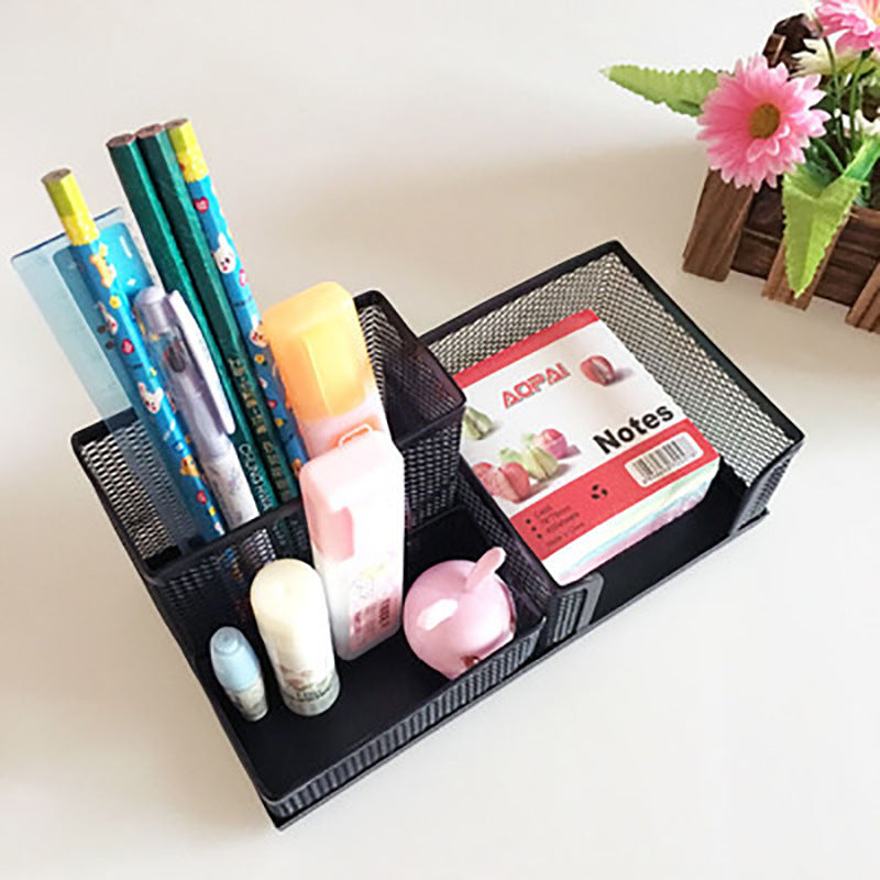 Pen Holder Desktop Storage Pen Barrel Iron Art