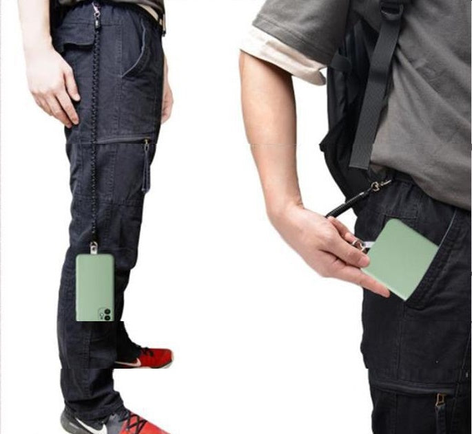 Detachable Men's And Women's Heat Dissipation Mobile Phone Lanyard Mobile Phone Case Solid