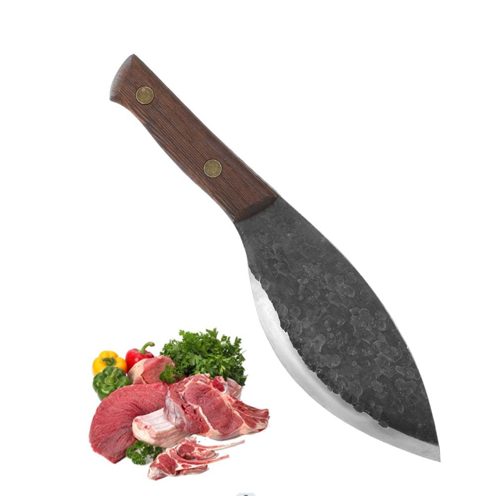 Meat Cleaver Knife-Japanese Butcher Knife Meat Cutting-Professional Chef Knife High Carbon Stainless Steel With Ergonomic Handle- Ultra Sharp Kitchen Chef Knives For Home Outdoor BBQ