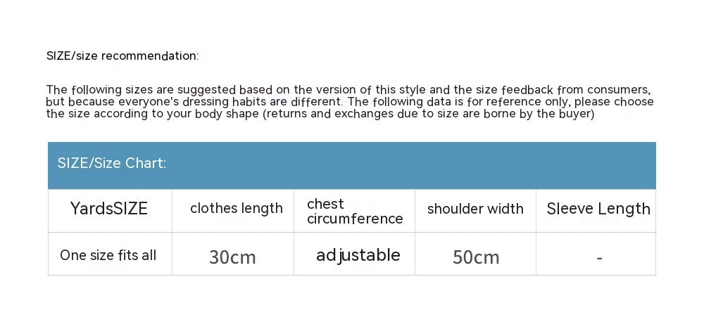 PU Leather Half Body Vest Man