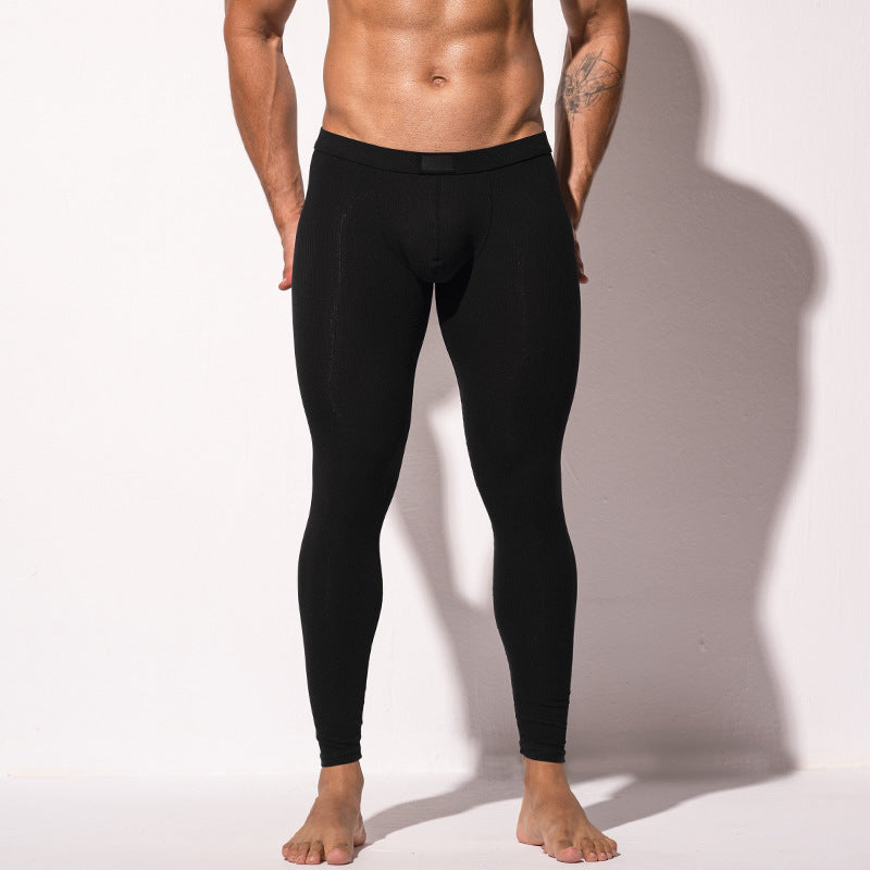 Youth Long Solid Bottomed Thermal Pants