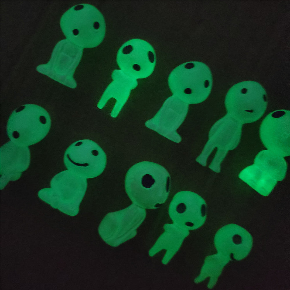 Japanese Luminous Elf Doll Resin Cartoon Cartoon Decoration Ornaments