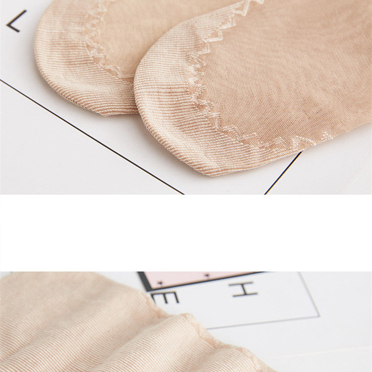 Women's Sweat Absorbing Cotton Bottom Stockings