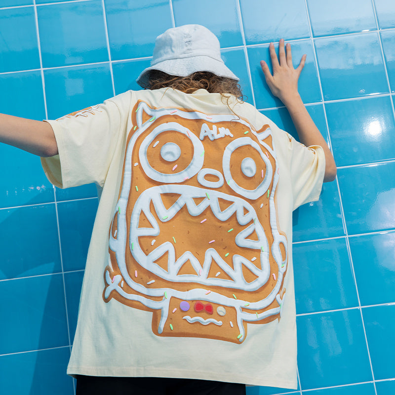 Gingerbread Man Short Sleeve Couple Suit