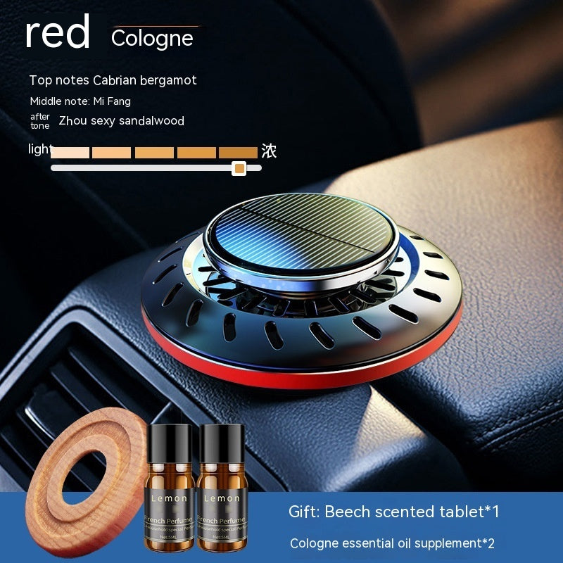 Solar Rotating Car Perfume Creative Car Interior