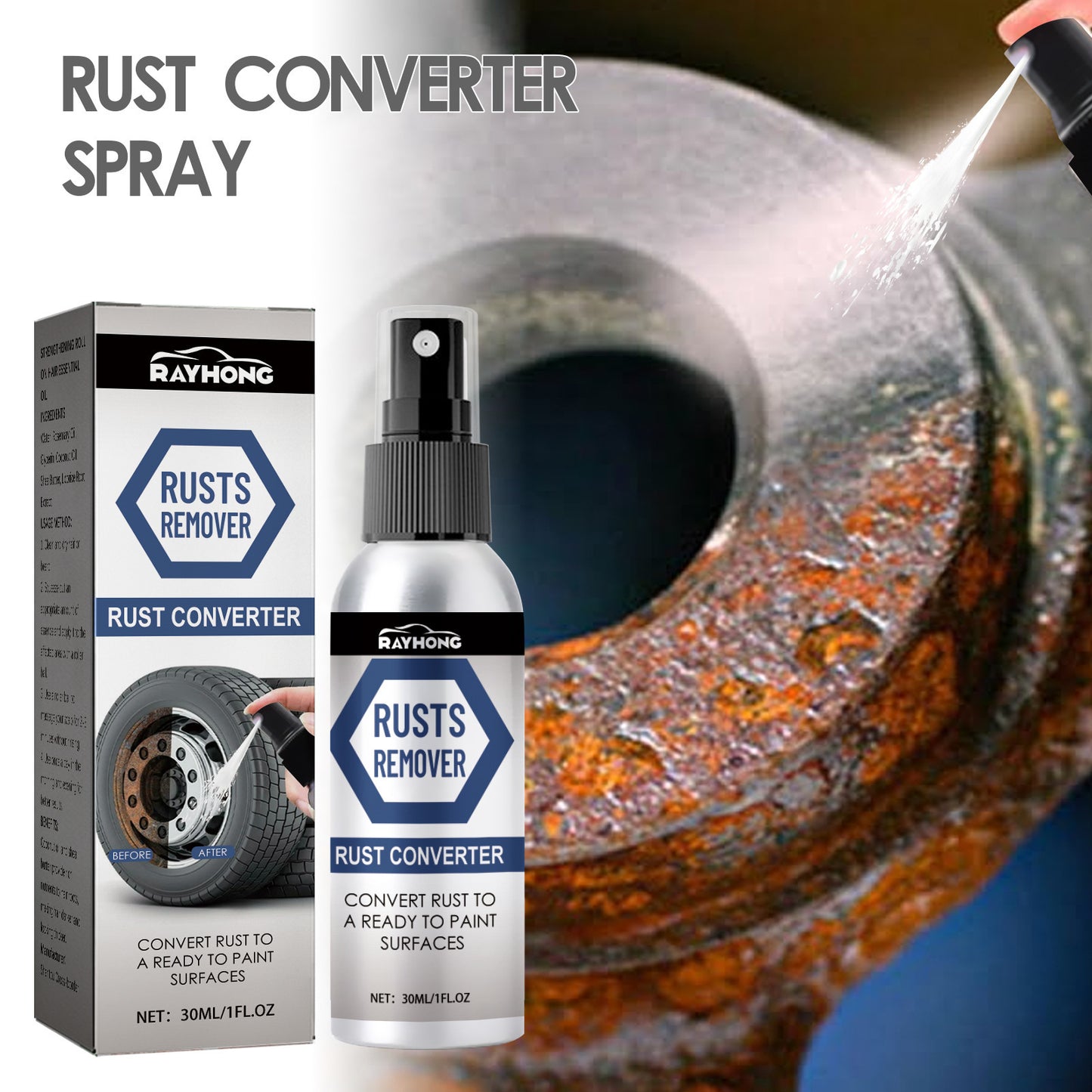 Anti Rust Conversion Agent Spray Automobile Hub