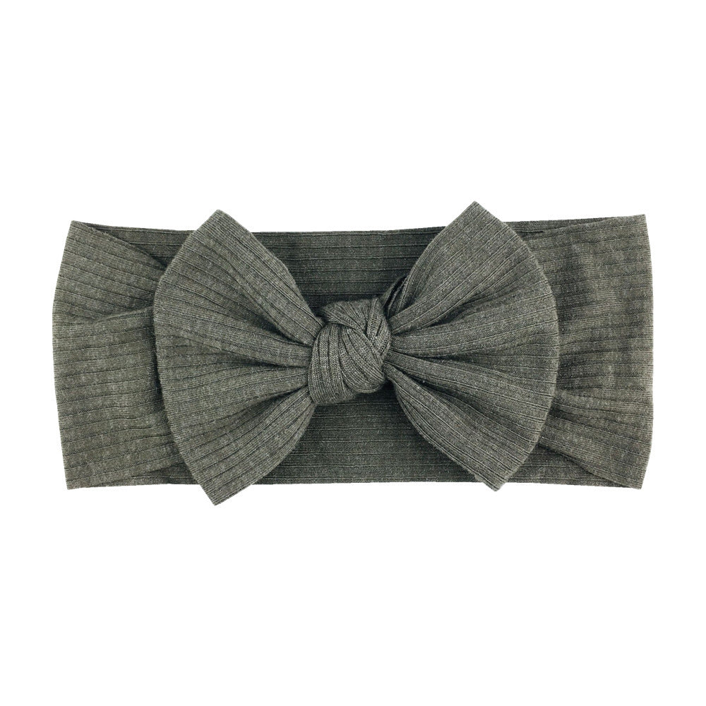16-color Elastic Thread Single Layer Children Wide-edge Bow Baby Hair Band