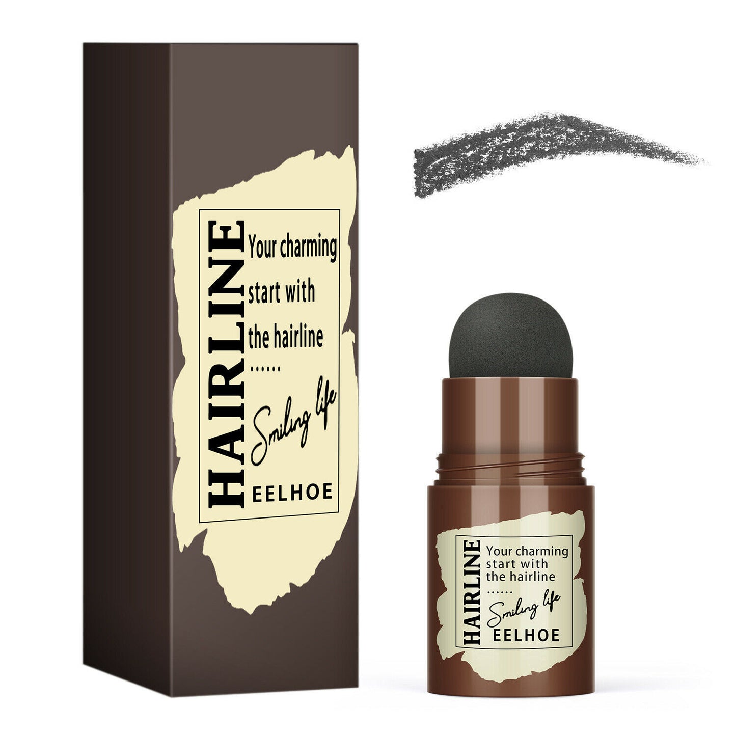 Kit formador de sellos de cejas perfecto, plantillas de cejas impermeables con forma de palo largo, sello de contorno Natural duradero para cejas, Kit de maquillaje