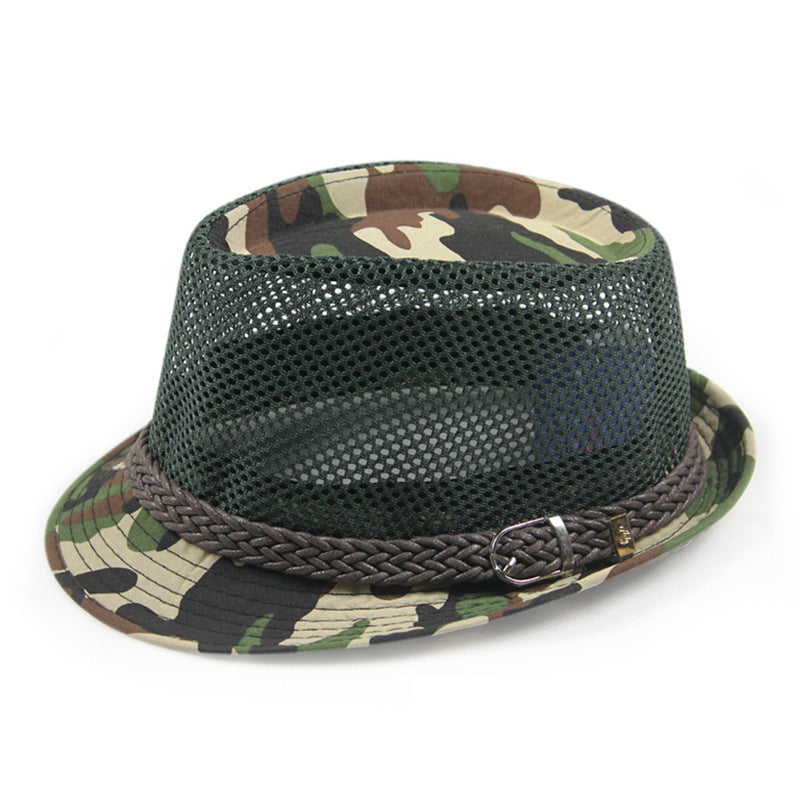 Men's Summer Breathable Mesh Straw Hat