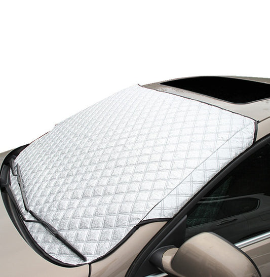 Bloque de nieve del coche parabrisas delantero cubierta anticongelante equipo delantero de invierno snowboard protector de nieve cubierta de nieve