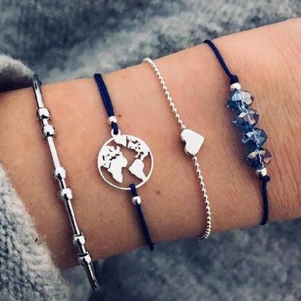 Pulsera de cadena de cuentas