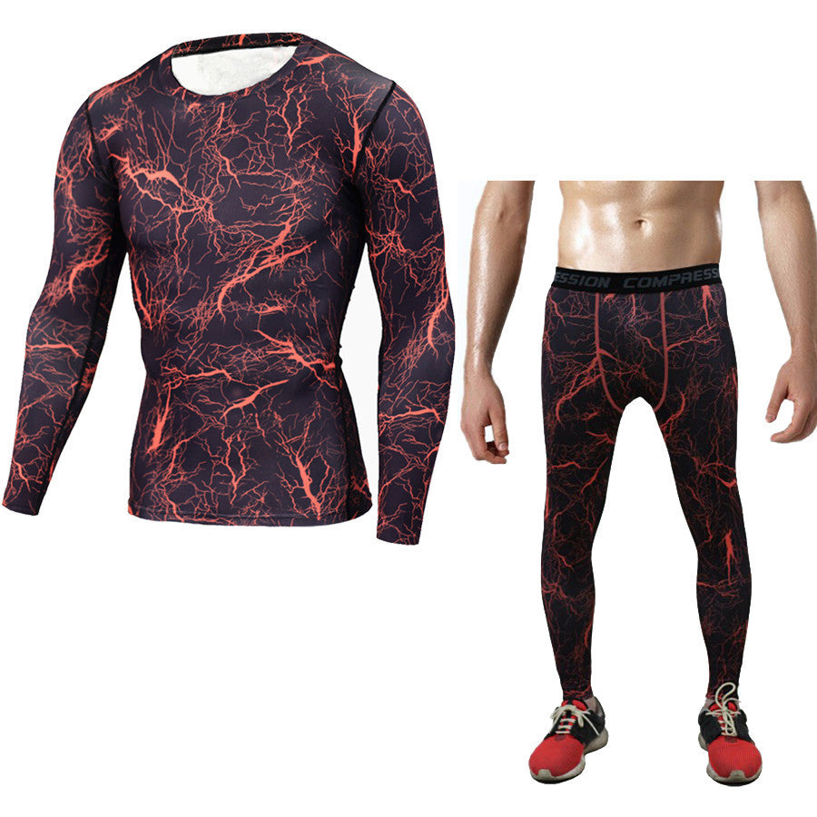 Men's thermal fitness suit