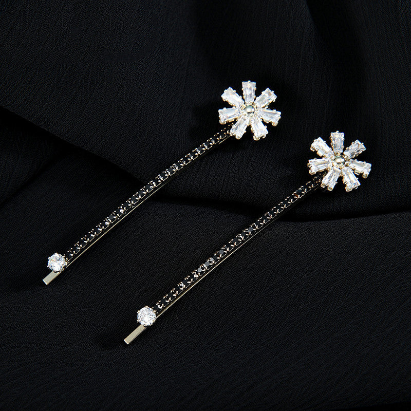 Hairpin side clip short headdress