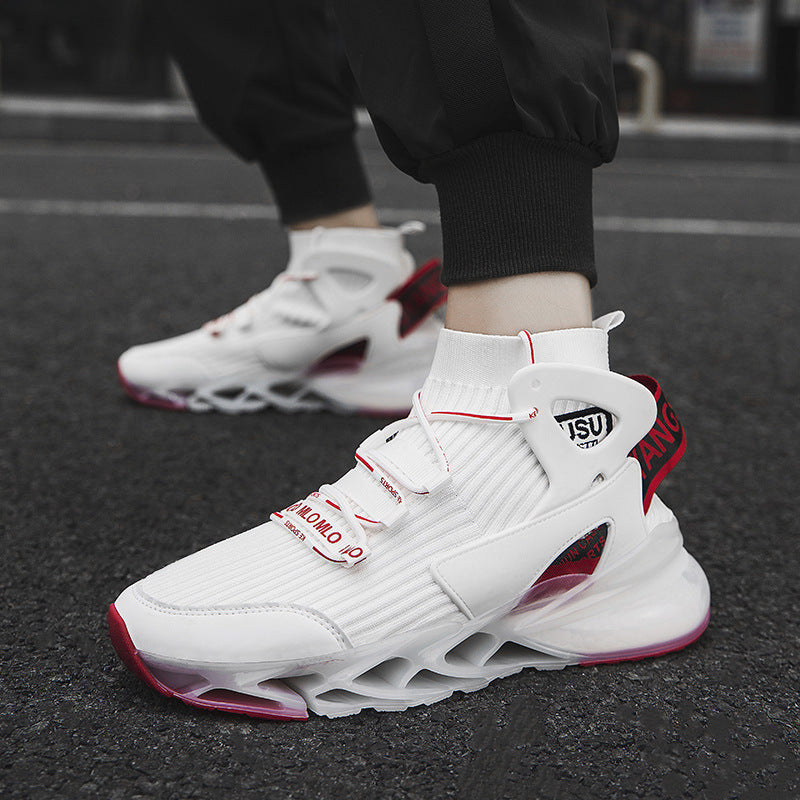 Flying Knit Socks Blade Shoes High - Top Shoes
