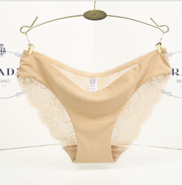 Bragas de cintura baja de encaje para mujer