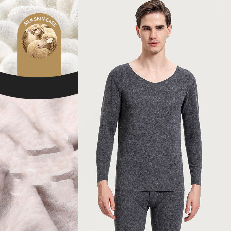 New Wool And Silk Thermal Underwear Set